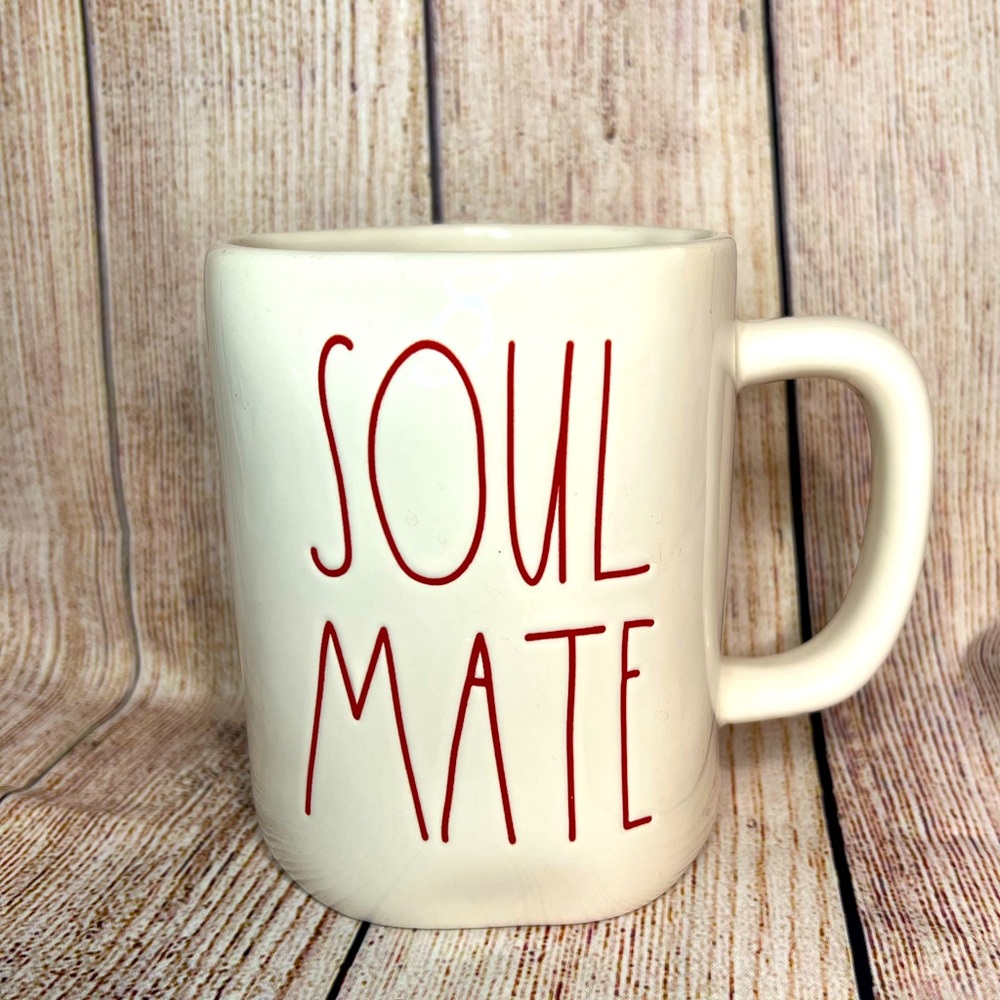 Rae Dunn SOUL MATE Coffee/Tea Ceramic Mug,